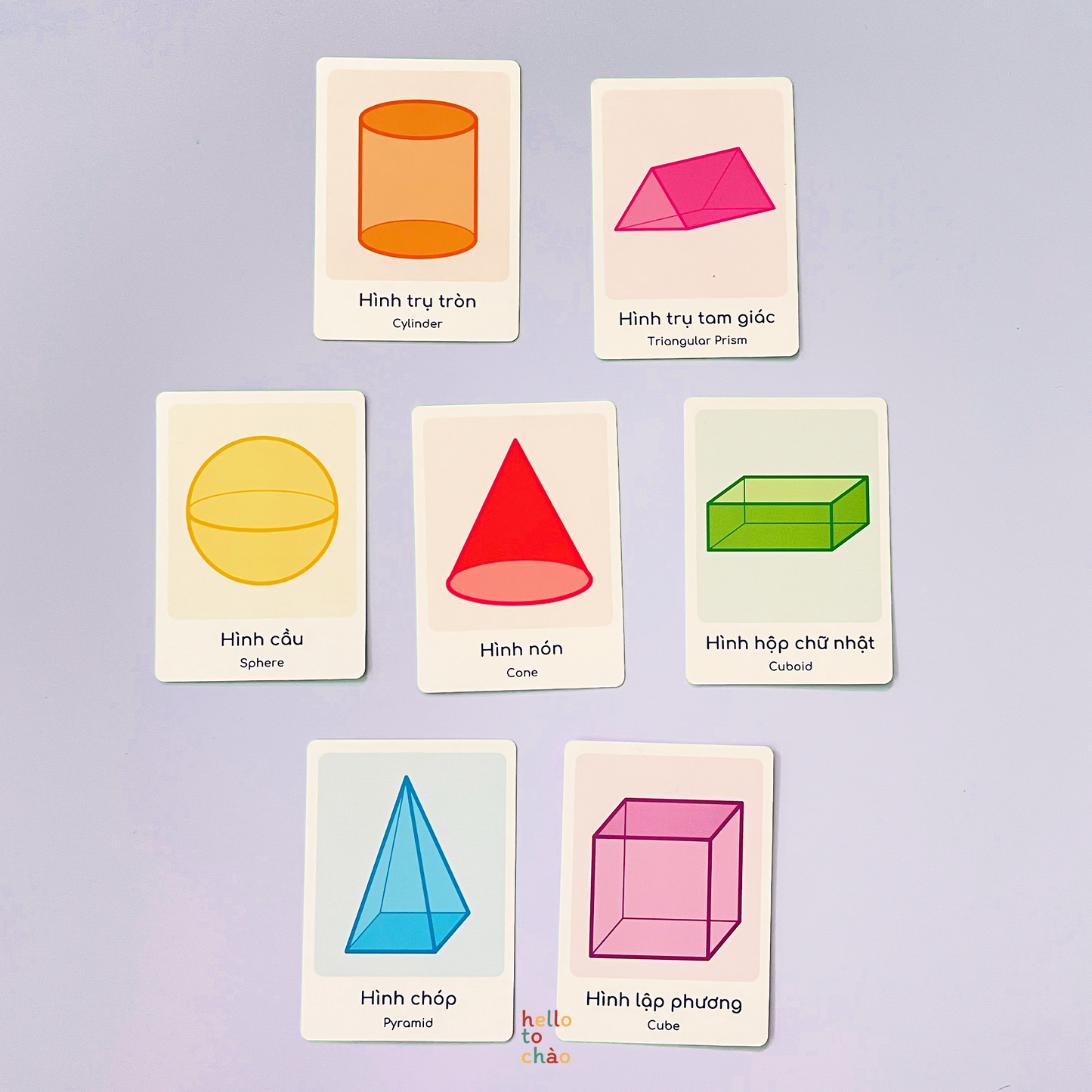 Numbers, Shapes & Colors Flashcards