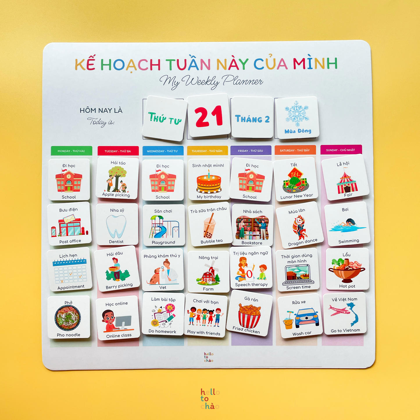Kids Weekly Planner