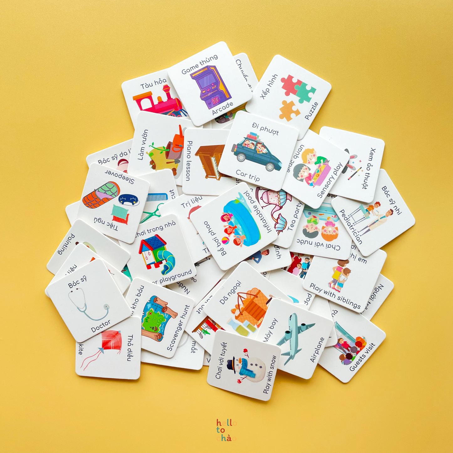 Bilingual Vietnamese Kids Visual Weekly Planner