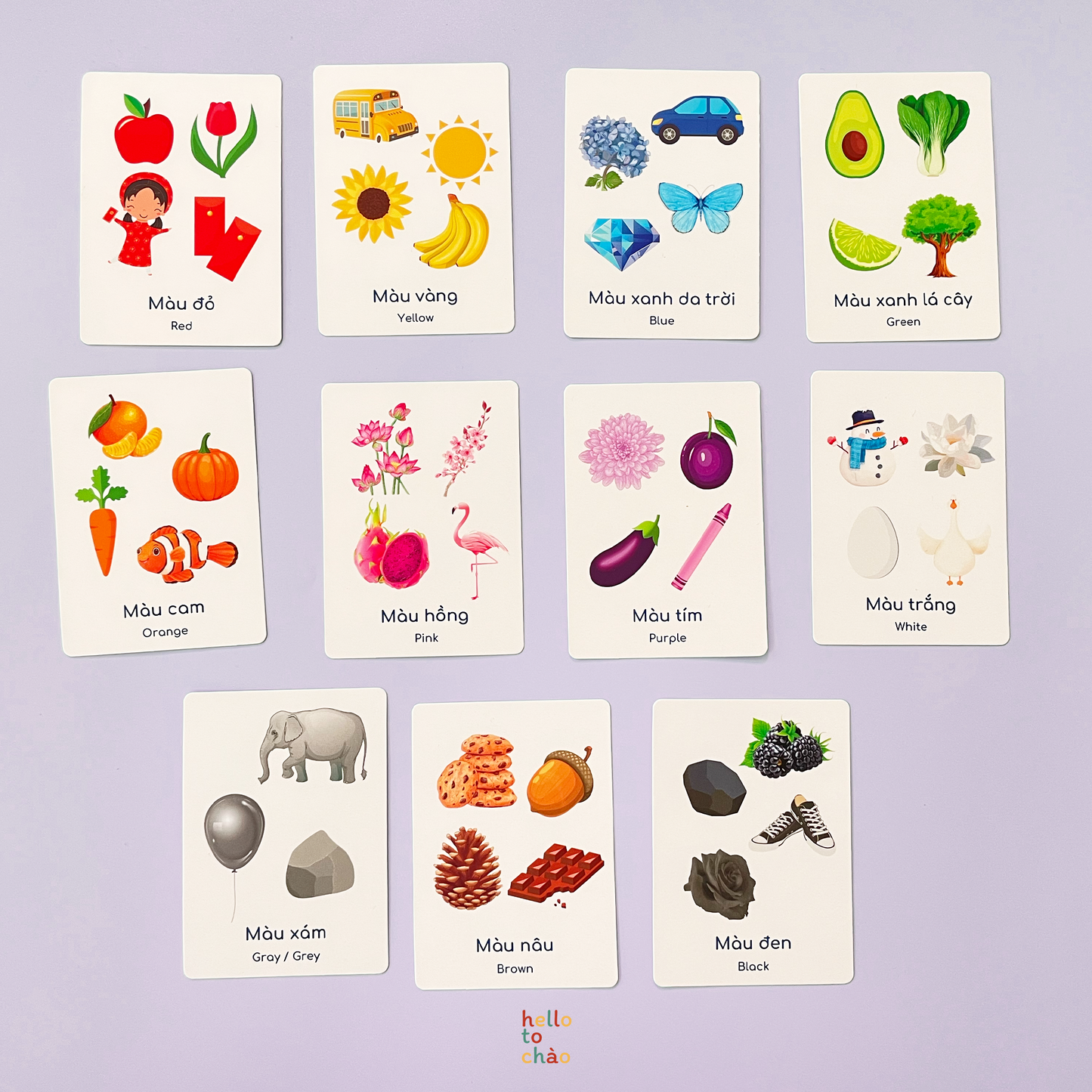 Numbers, Shapes & Colors Flashcards