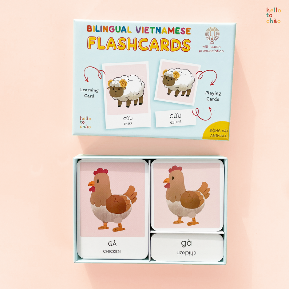 Bilingual Vietnamese Flashcards | Vietnamese learning materials for ...